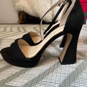 Jessica Simpson high heels. Suede